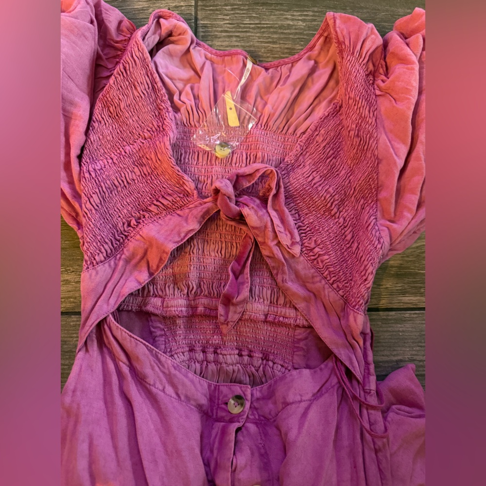 NWT Free People String of Hearts Maxi Dress - Picture 3 of 4